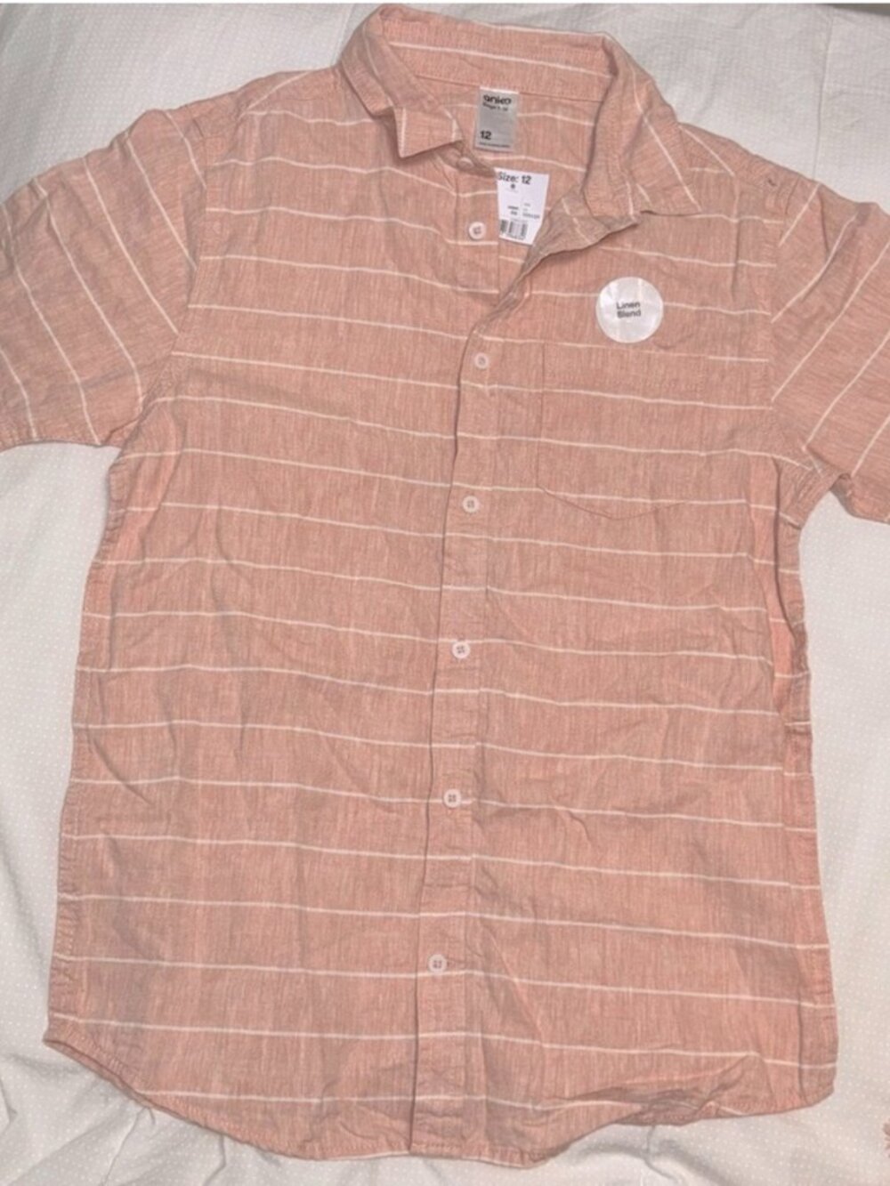 4 NWT Boys cotton collared polo size 12; 2 w/out tags